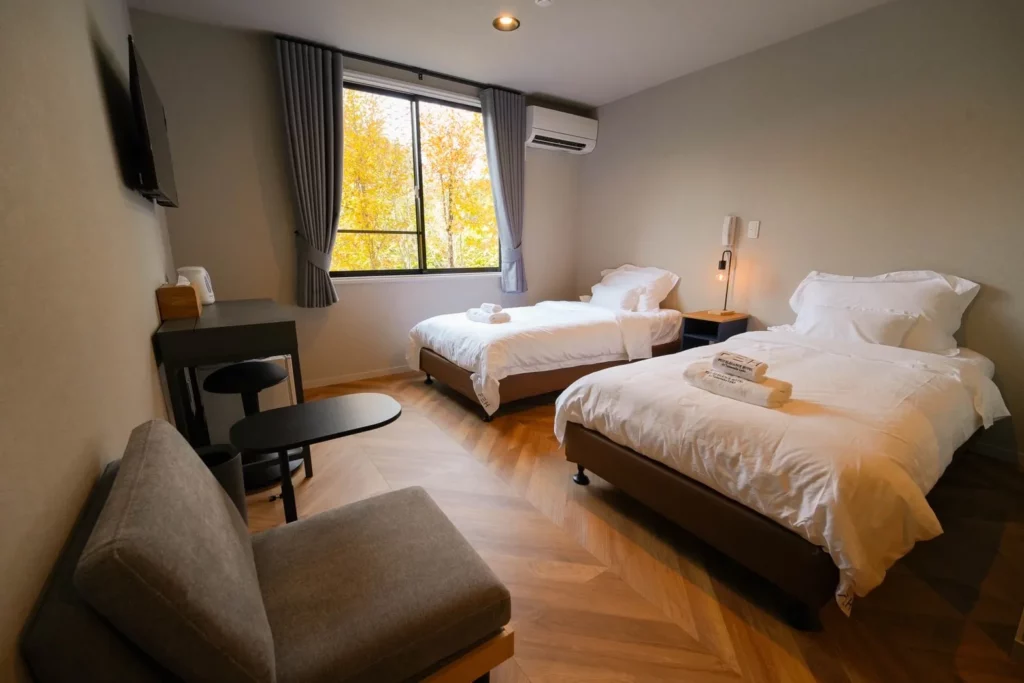 Deluxe Twin room with private Bathroom